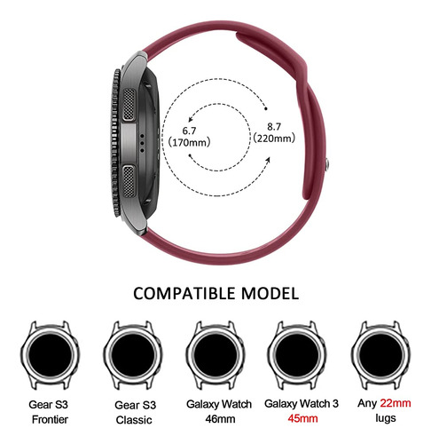 ~? Meliya Bands Para Samsung Gear S3 Frontier/classic Bands 