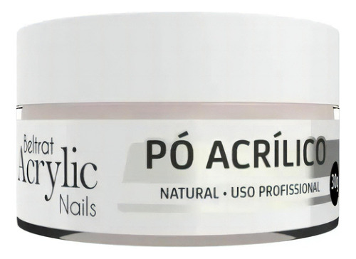 Po Acrilico Natural Beltrat 30g - Acrylic Nails Acrigel