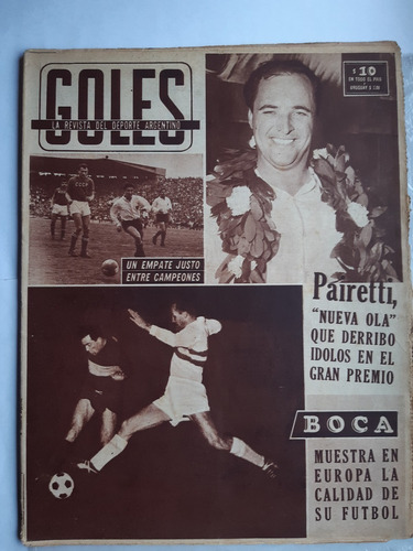 San Telmo Ferro Y Unión Definen / Revista Goles 802 / 1963