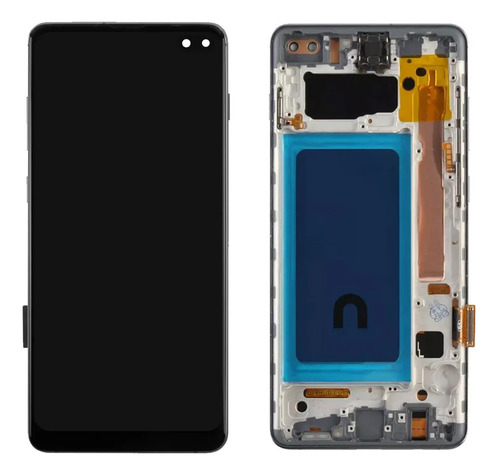Pantalla Táctil Con Marco Incell De La Marca A-mind Para Samsung Galaxy S10 Plus, Sm-g975f, Sm-g975u, Sm-g975w, Sm-g975u1, Sm-g9750, Sm-g975n, Sm-g975x, Sc-05l, Negra