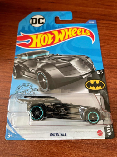 Dc Batman Batmobile Gris Acero Hot Wheels 2018