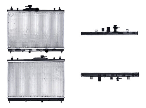 Radiador Aluminio Tiida 07 08 09 10 11 12 13 14 15 16 17 Aut