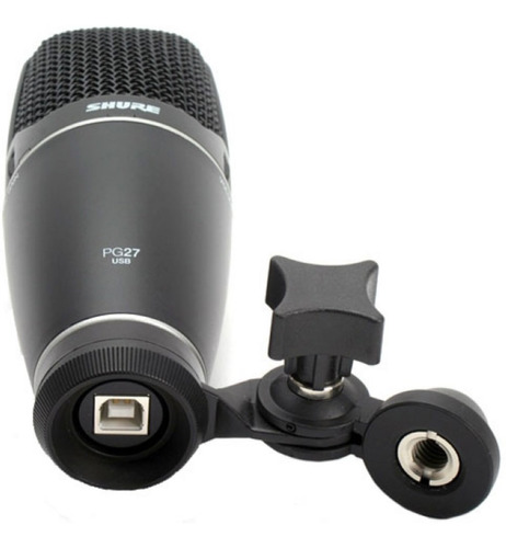 Shure Pg27 Usb Microfono Condenser Usb Cardiode Membr Grande Color foto