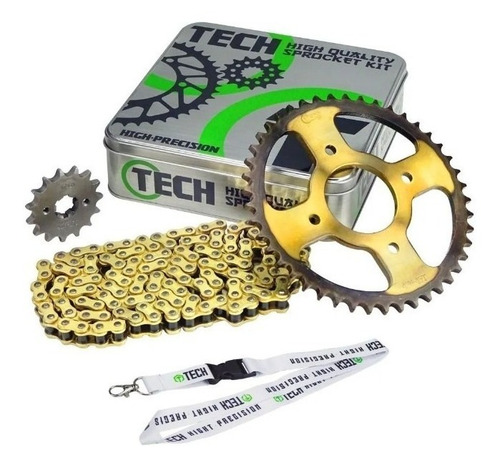 Kit Transmision Tech Suzuki Gixxer 150 45-15 428 Full