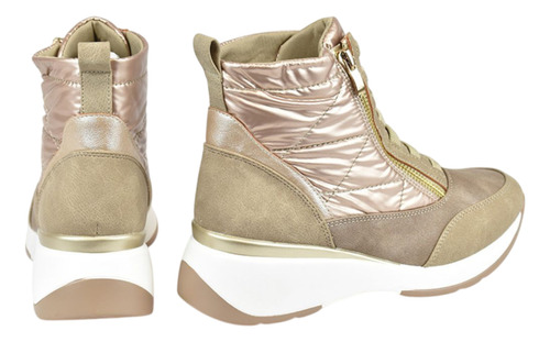 Zapatillas Bota De Mujer Pre Ski Acordonada Con Cierre