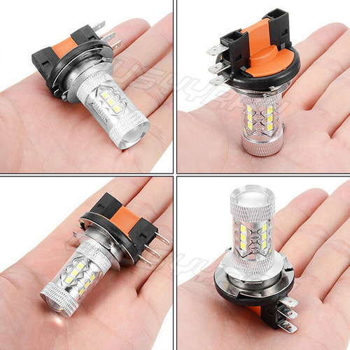 Qcd 2x Bombillas Led Xenón Blanco H15 Faro Faro Faro Faro
