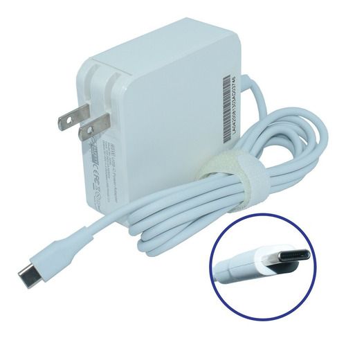 Cargador Usb C 65w 20v 3.25a Compatible Macbook Pro