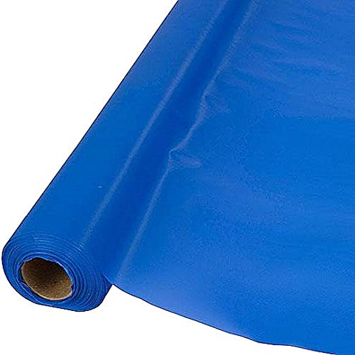 40\  X 100 Ft Plástico Heavy Duty Banquet Roll Royal Blu