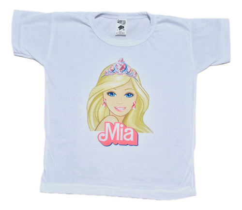 Remeras De Barbie Personalizadas