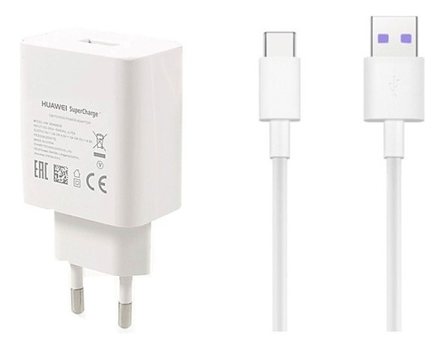 Cargador Original Supercharge Huawei 40w + Cable Tipo C