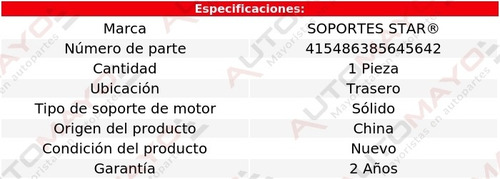 Soporte Tacón De Motor Tras Cadillac 341 26-27