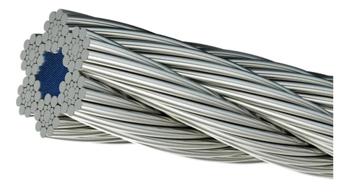 50m Cabo De Aço Galvanizado 7/16 6x19 Af 11mm Flexível