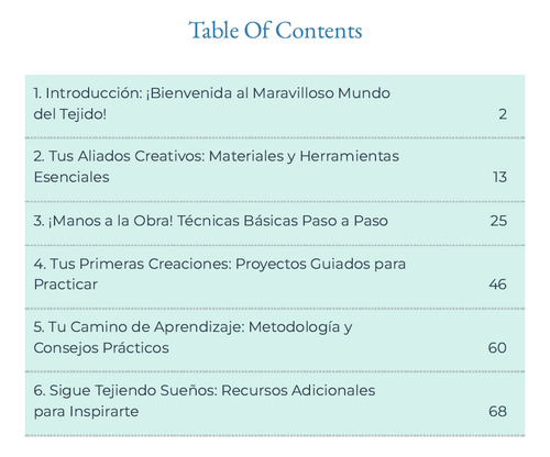 Curso De Tejido: Aprende A Tejer Con Tus Manos (pdf + Mp3)