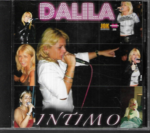 Dalila Album Intimo Sello Magenta En Vivo Cd 