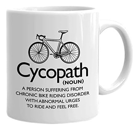 Biker Dictionary Taza De Café - Cycopath Definition - Bicicl