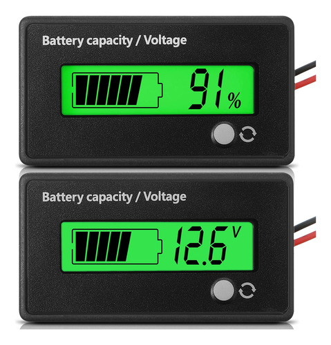 Medidor De Voltaje De Capacidad De Batera De 12 V 24 V 36 V