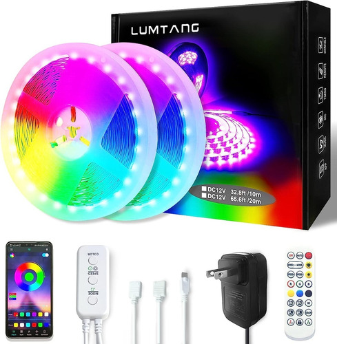 Tira De Luz Led 20mts Con App, Musica Sync