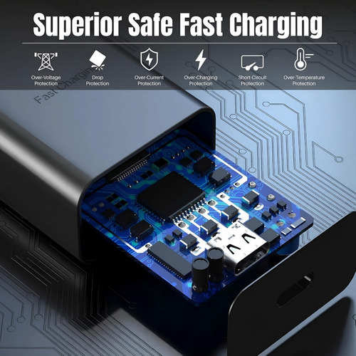 Cargador Carga Rapida Original Samsung S23/s24 Ultra Negro