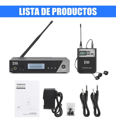 Imagen 7 de 10 de Xtuga Profesional Escenario Monitor Microfonos Sistema
