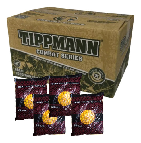 Caja De 2000 Paintballs Marca Tippmann Xtreme P