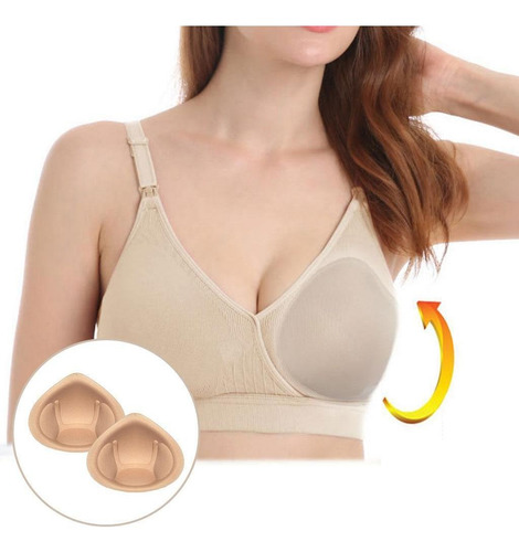 Almohadillas De Esponja Push Up Deporte Acolchado L