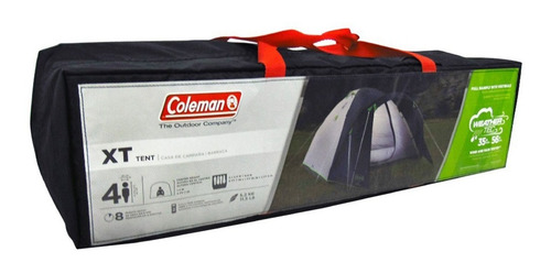 Imagen 3 de 4 de Carpa Coleman 4 Personas C/ Ventanillas A Prueba Del Clima