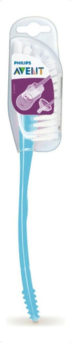 Kit dosificador de leche en polvo y cepillo para biberones Avent Blue