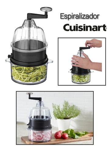 Espiralizador Manual Alimentos Verduras Vegetales Cuisinart