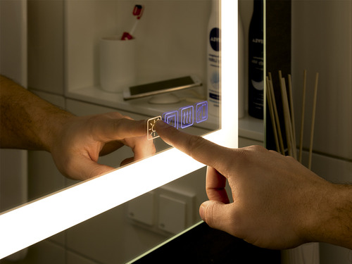 Espejo Con Luz Led Baño Häfele Bluetooh Desempaña 120x90 Cm