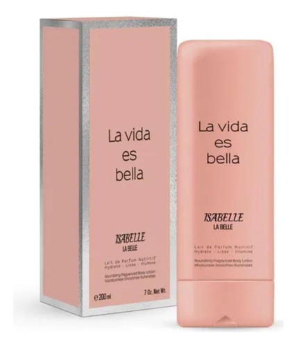 Creme Corporal Hidratante La Vida Es Bella 200ml Isabelle La