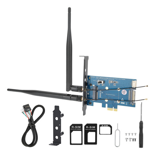 Adaptador De Banda Dupla Sem Fio Mini Pci-e Para Pci-e