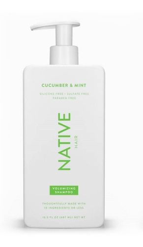  Native Shampoo Hidratante Vegano Champu No Sulfatos Parabeno