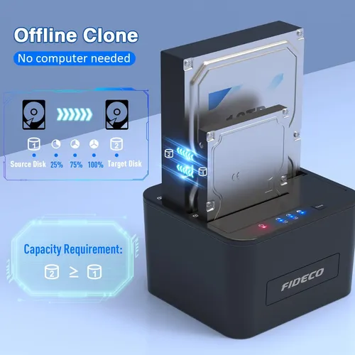 comprar Docking Disco Duro 2.5 3.5 Externo Duplicador Clonad Usb 3.0