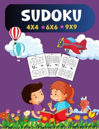 Sudoku Para Ninos 7-10 Años: Juego Matematicas Rompecabezas
