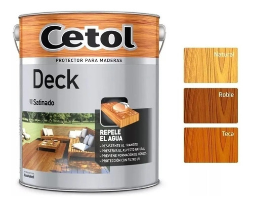 Protector Para Madera Exterior Deck Cetol X 1 L / Camino 1