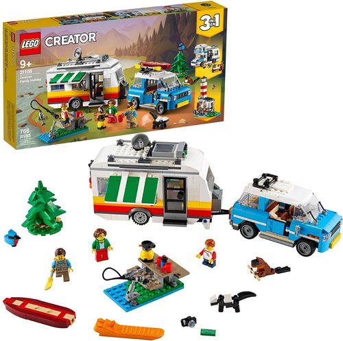 Lego Creator 3 Em 1 Férias Em Família No Trailer 766pç 31108