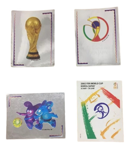 4 Figurinhas Copa Mundo 2002 - Kit Exclusivo - Aproveite #66