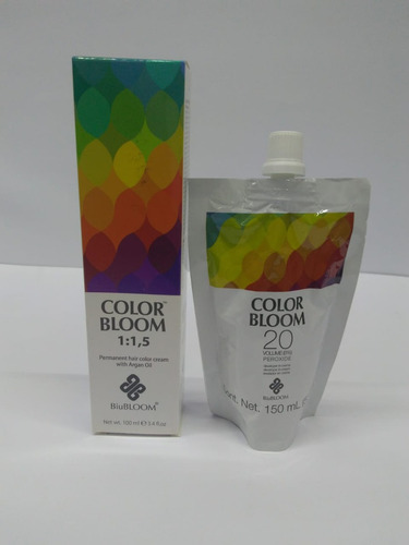 Tinte Italiano Color Bloom 7.1 Rubio Medio Cenizo