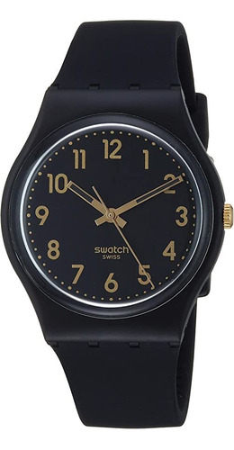 Swatch Gb274 Golden Tac Reloj Unisex De Malla De Sil