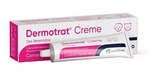 Dermotrat Creme Antiinflamatorio Gatos E Cães 20 G Ourofino