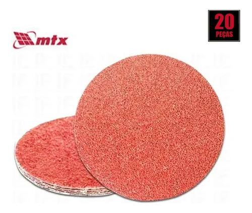 Kit Disco De Lixas Com Velcro 125mm Grão 80 E 150 Mtx