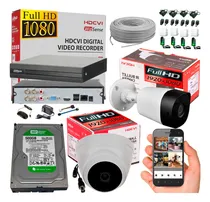 Comprar Camaras Seguridad Dahua Dvr 4ch + 2 Cámaras 1080p + D 500gb