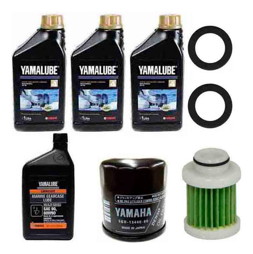 Kit De Servicio Full Yamalube Para Yamaha 70hp 4 Tiempos Efi