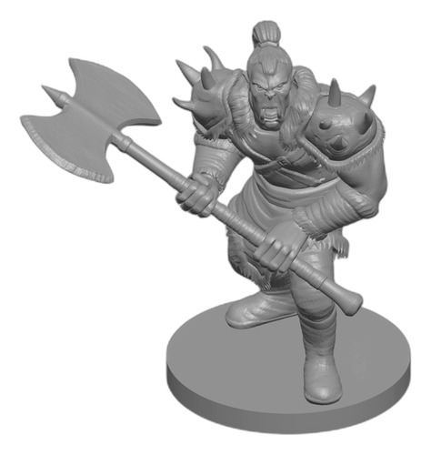 Miniaturas Dnd: Orc Male Warrior