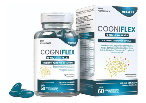 Cogniflex Com 60 Cápsulas Similar Ao Cogmax