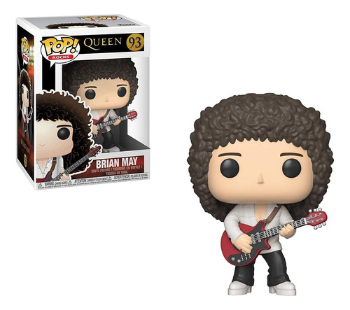Figura Pop Reina - Brian May Con Protector De Caja
