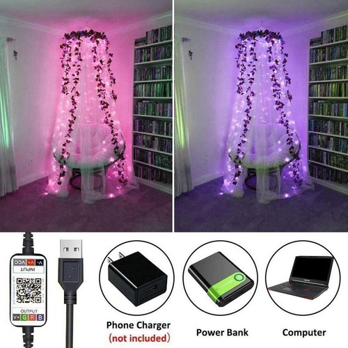 Imagen 3 de 8 de Cadena De Luces Led Blink Christmas, Control Remoto, 30 M