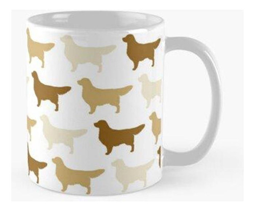 Taza Silueta De Raza De Perro Golden Retriever Calidad Premi