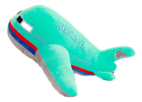 Adorable Cojín De Peluche Con Forma De Avión De Dibujos Anim