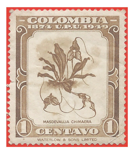 1950. Estampilla Dracula Chimaera, Colombia. Slg1